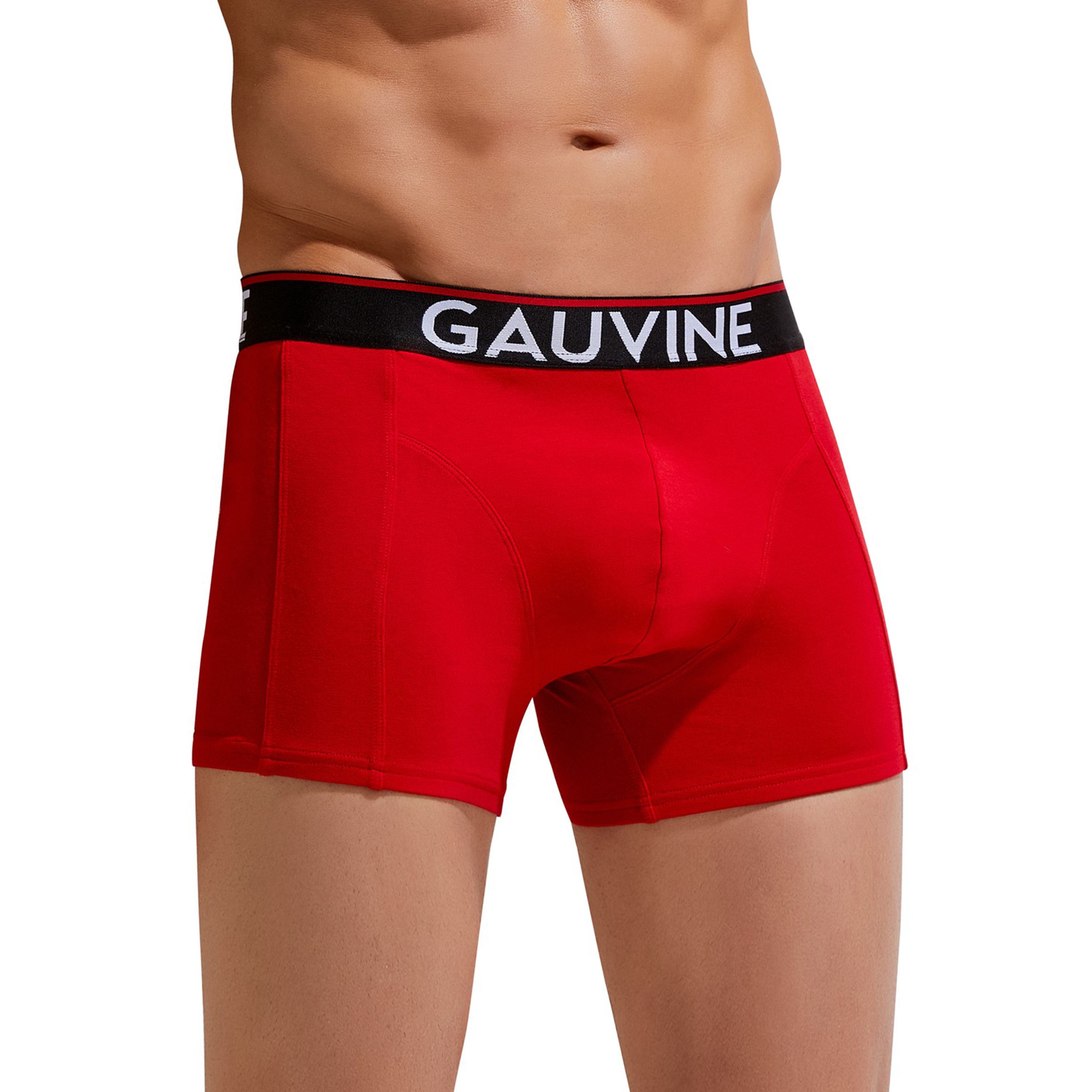 Мужские трусы боксеры красные GAUVINE 3011 фото 1