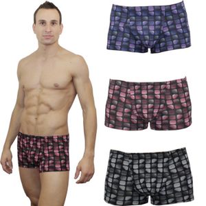 Фото Набор мужских трусов боксеров 3в1 (черные, бордовые, темно-синие) Romeo Rossi RR6101-01