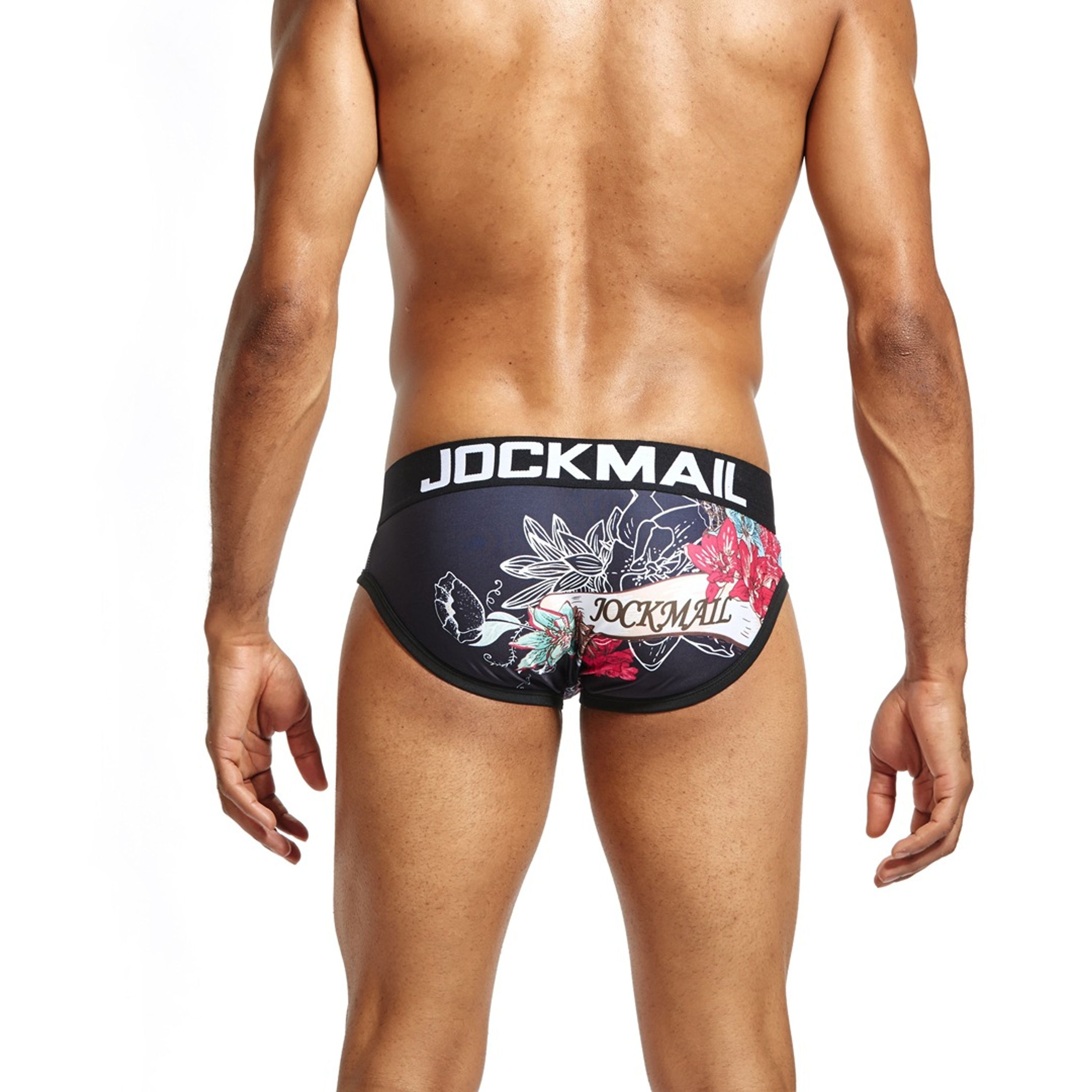 Мужские трусы брифы разноцветные с принтом JOCKMAIL JM2058 фото 4