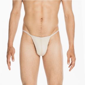Фото Мужские трусы стринги бежевые HOM PLUME G-String 359931_4000DT