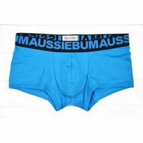 Фото Мужские трусы хипсы синие с черной резинкой Aussiebum