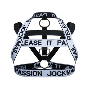 Фото Мужская портупея белая JOCKMAIL JM911-1