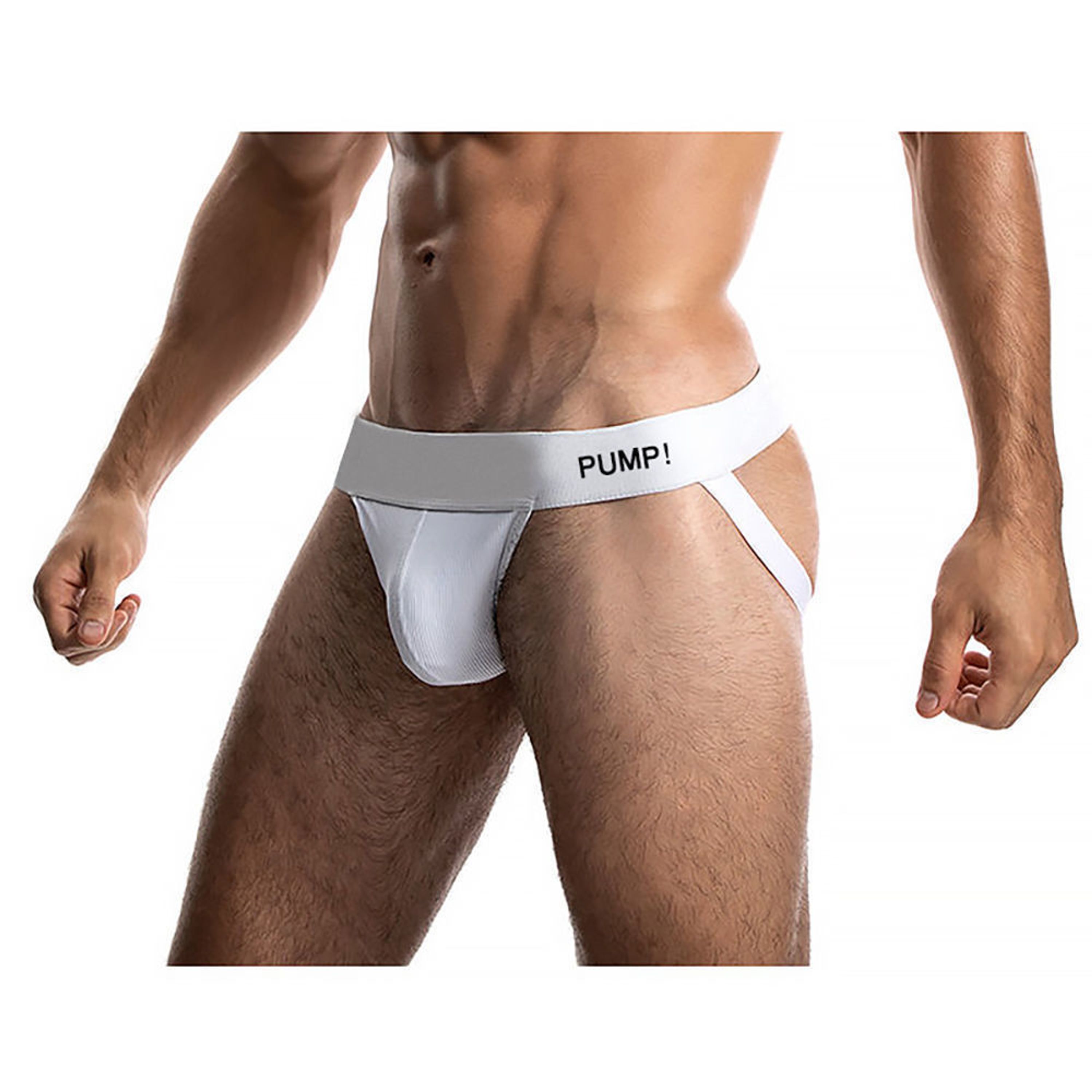 Мужские трусы джоки белые PUMP! PU001-1 фото 3