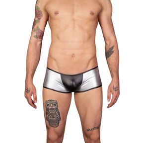 Фото Мужские трусы хипсы серебристые с черной вставкой Cosmos Colors MR30_BS Фото Мужские трусы хипсы серебристые с черной вставкой Cosmos Colors MR30_BS