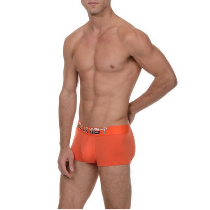 Мужские трусы боксеры оранжевые 2(x)ist Men's Electric No-Show Boxers Limited Edition Orange фото 2