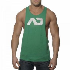 Фото Мужская майка зеленая Addicted Green AD43