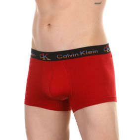 Фото Мужские трусы боксеры красные Calvin Klein Black Waistband Boxers