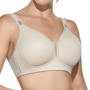 Фото Женский бюстгальтер без косточек бежевый Creaciones Selene ELOISA/tierra