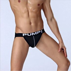 Фото Мужские трусы джоки сетчатые черные Pump! H588-2