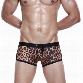 Фото Мужские плавки леопардовые Seobean Leopard Swimsuit