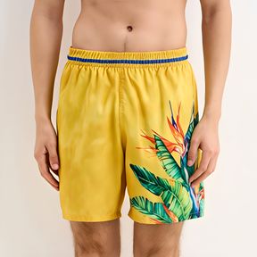Фото Мужские пляжные шорты желтые KOM 1M11MMSY231-033 VAL SHORT Фото Мужские пляжные шорты желтые KOM 1M11MMSY231-033 VAL SHORT
