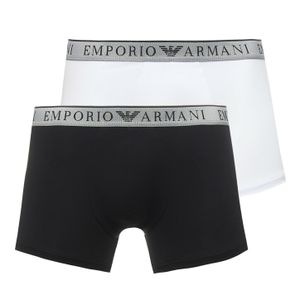 Фото Набор мужских трусов хипсов 2в1 (черный, белый) Emporio Armani 111769_4F720 10320