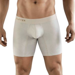 Фото Мужские трусы боксеры бежевые Clever Moda GENIE LONG BOXER 177802