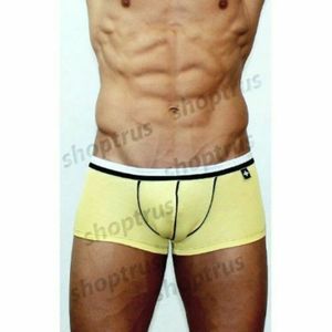 Фото Мужские трусы боксеры желтые Andrew Christian V Slim Boxer yellow