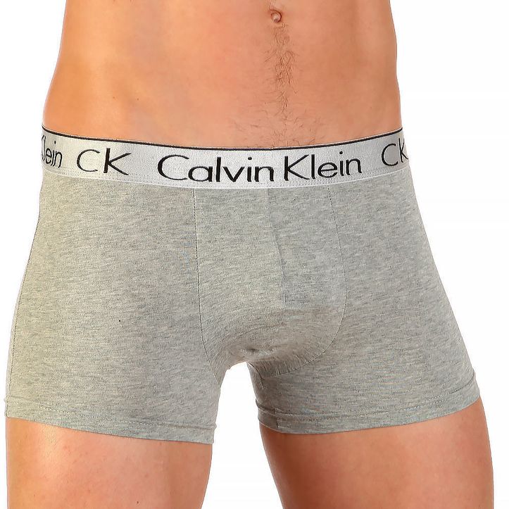 Мужские трусы боксеры Calvin Klein серые Bold 