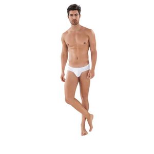 Фото Мужские трусы брифы белые Clever Moda Clever Moda LATIN BRIEF 087301