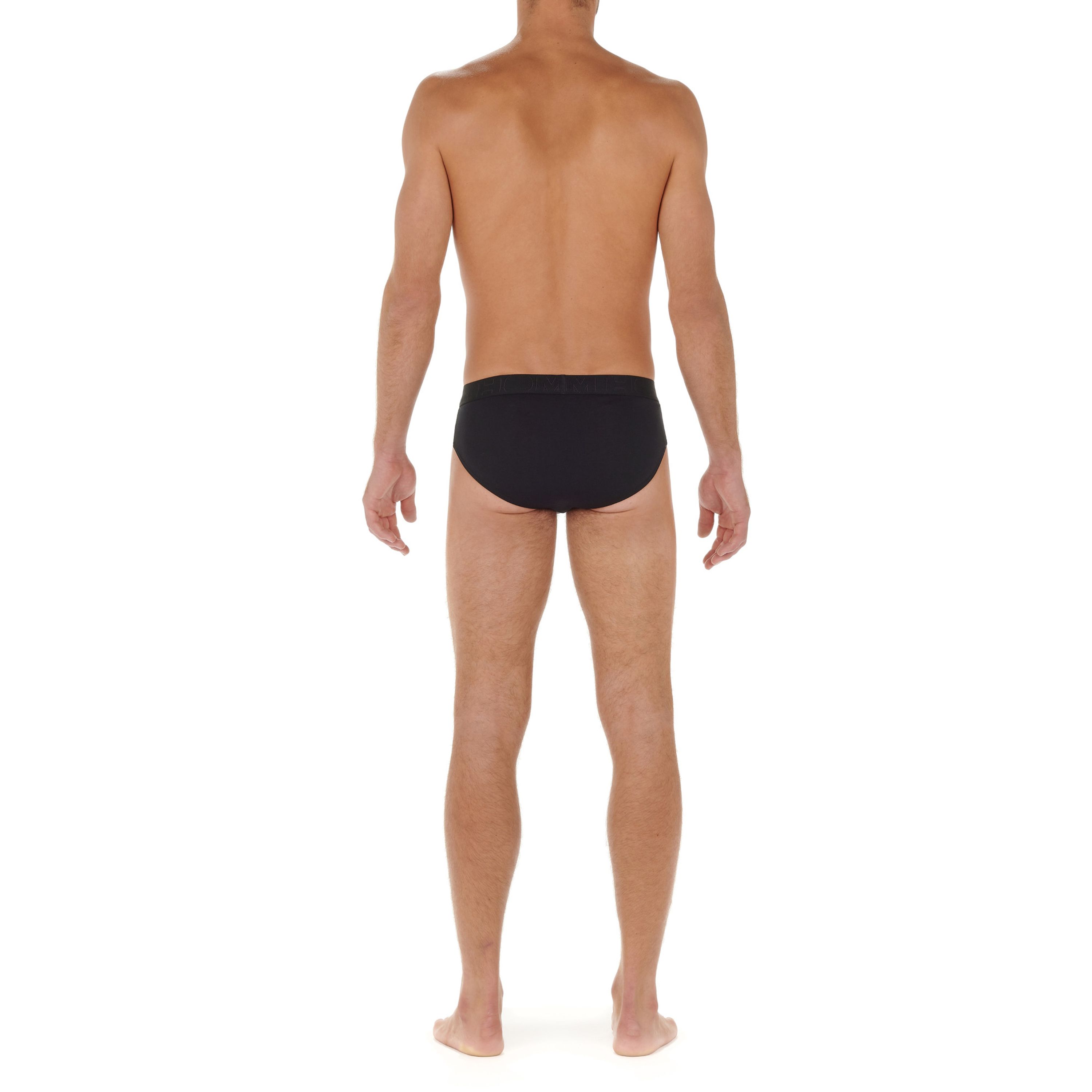 Мужские трусы брифы набор из 2-х штук (черные, черные с принтом) HOM JOAN #2 Mini Briefs HO1 2p 402659_40D042 фото 7