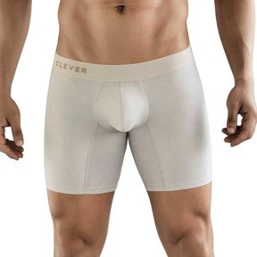 Фото Мужские трусы боксеры бежевые Clever Moda GENIE LONG BOXER 177802