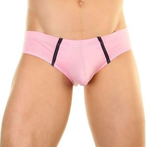 Фото Мужские трусы брифы розовые с интимным кармашком N2N 78042