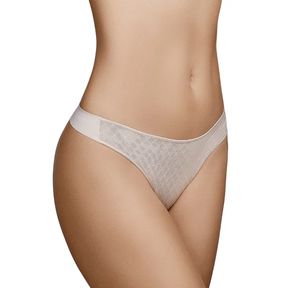 Фото Женские трусы танга бежевые Creaciones Selene KATIA TG/tierra