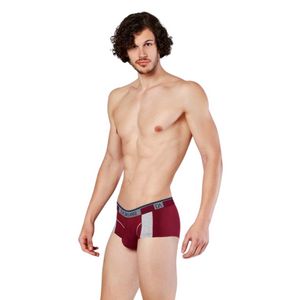 Фото Мужские трусы хипсы бордовые Doreanse 1730