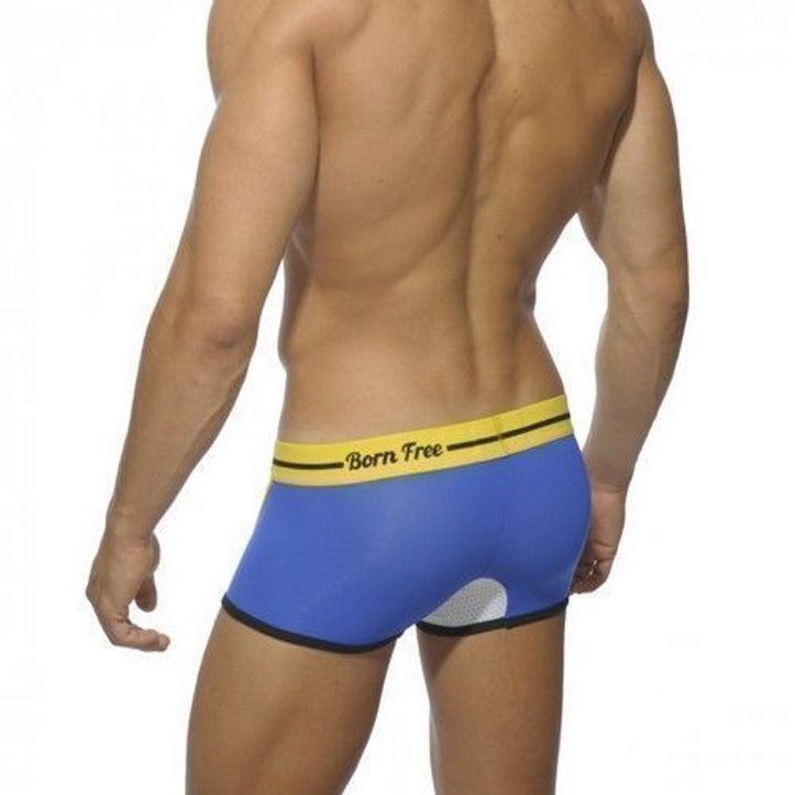 Мужские трусы боксеры ADDICTED Blocking Color Hips White-Blue фото 3