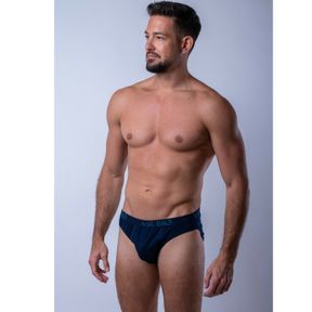 Фото Мужские трусы слипы темно-синие MR. BIG MB102 dark blue