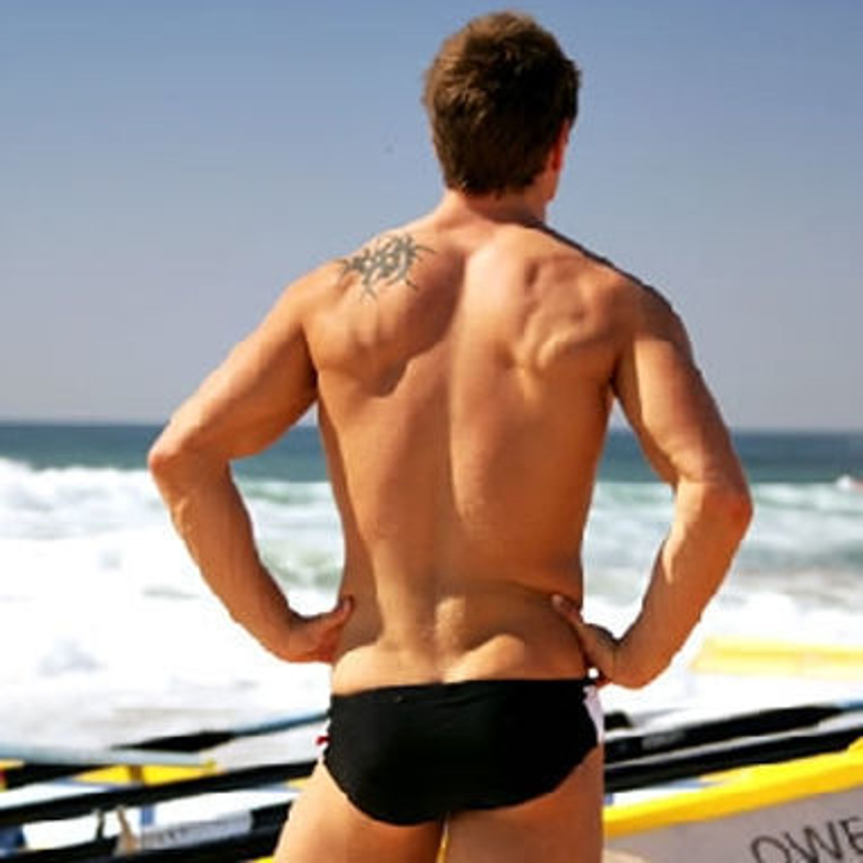  Мужские плавки брифы Aussiebum Loose Boosterjock Black&Grey фото 3