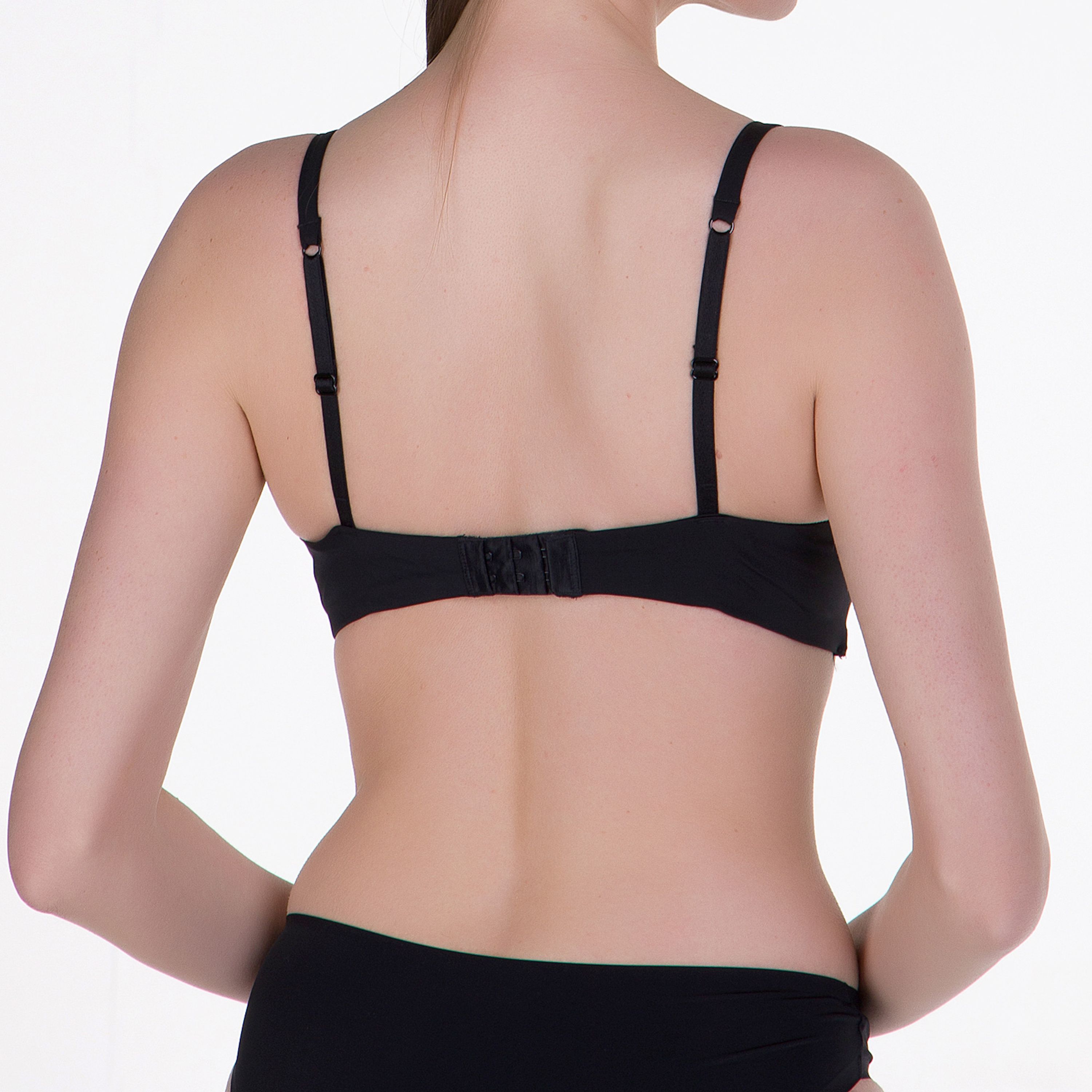 Женский бюстгальтер мягкий черный OROBLU PERFECT FIT VOBT01586 фото 2