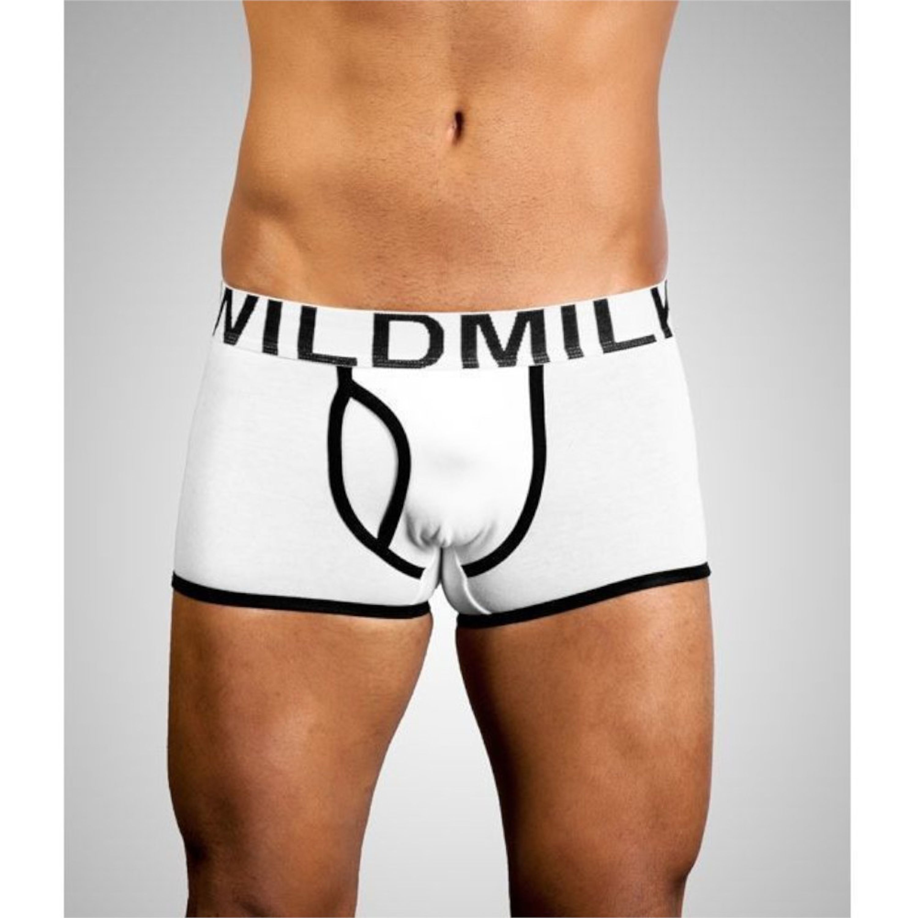Мужские трусы боксеры белые Wild Milk Cutie Boxer White фото 2