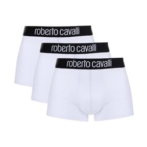 Фото Набор мужских трусов боксеров 3в1 белые ROBERTO CAVALLI RC1UTR01TR