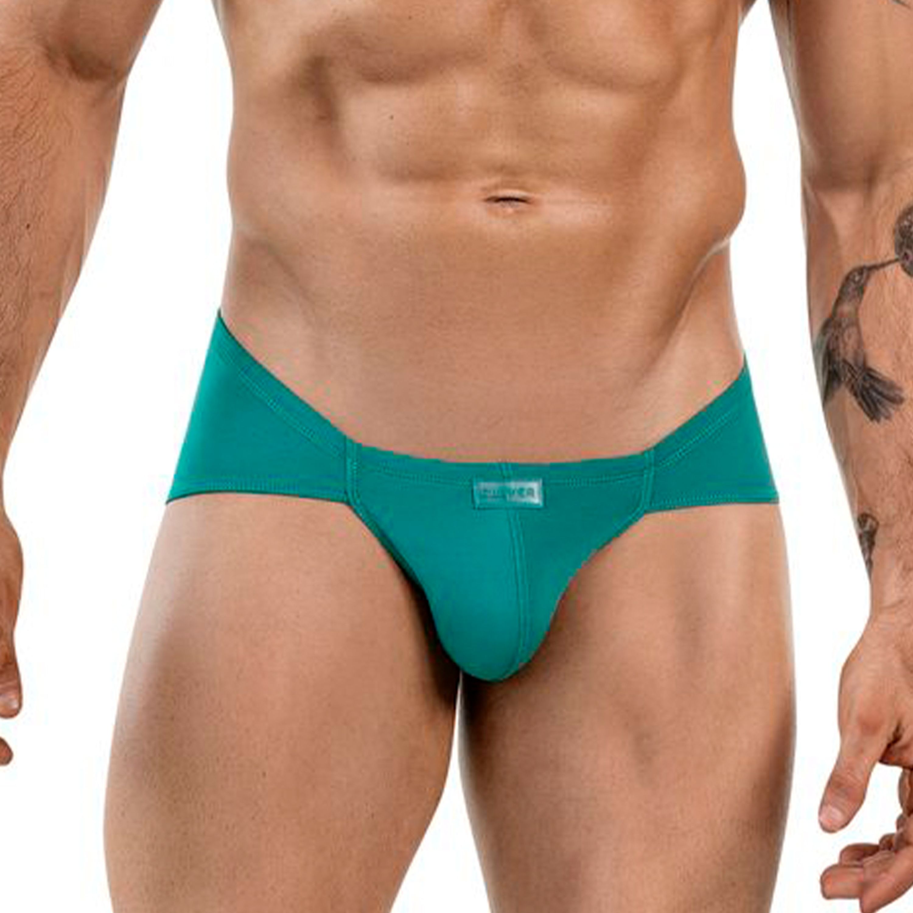 Мужские трусы брифы зеленые Clever Moda AUDAZ BRIEF 187010 фото 1