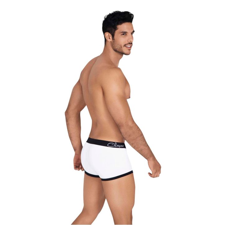 Мужские трусы боксеры белые Clever GOALS BOXER 041601 фото 3
