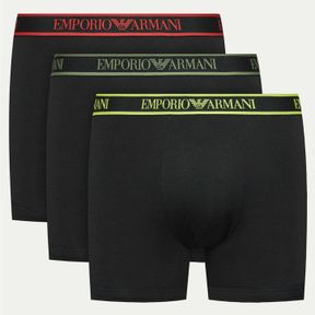 Фото Набор мужских трусов боксеров 3в1 черные Emporio Armani 111473_4F717 21320