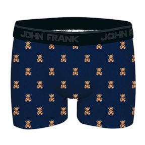 Фото Мужские трусы боксеры темно-синие с принтом JOHN FRANK JFBDMOD130-MINI BEAR