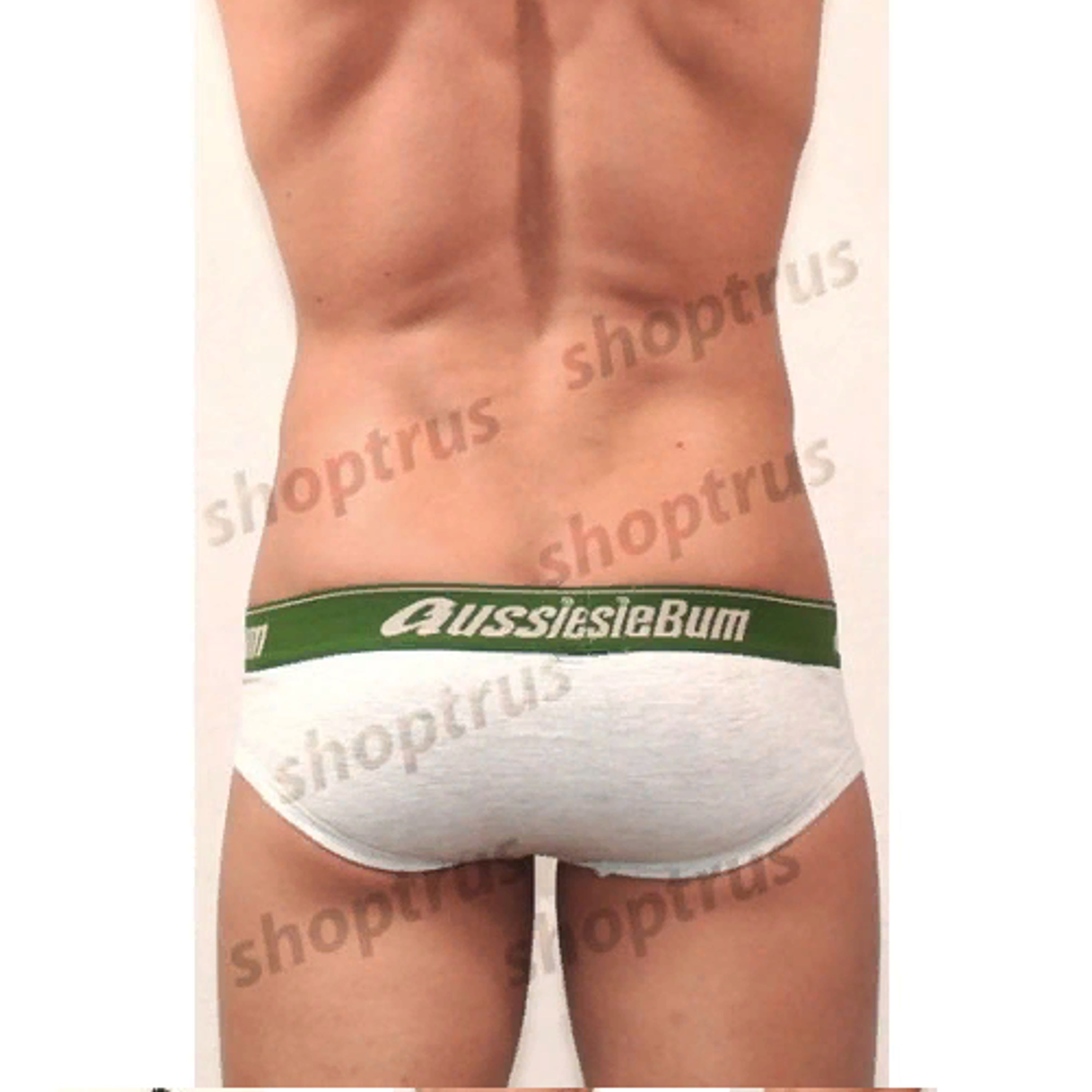 Мужские трусы брифы Aussiebum Cotton Soft Brief Mountain светло серый меланж AB00136 фото 2