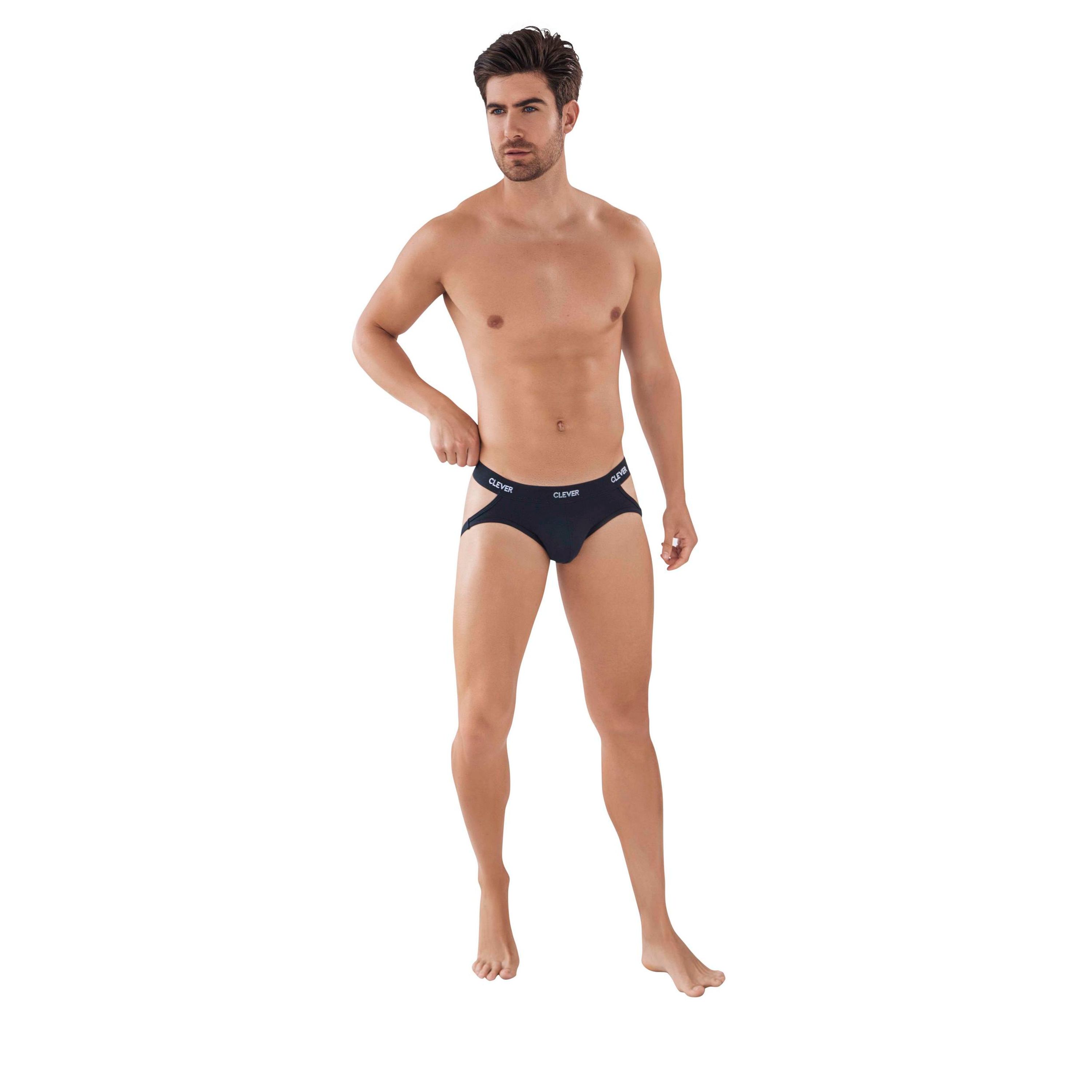 Мужские трусы джоки черные Clever OPORTO JOCKSTRAP 087811 фото 1