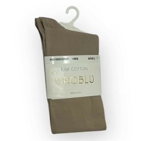 Фото Женские гольфы из хлопка песочные OROBLU GAMBALETTO DOREEN OB VOBFC13K0NP