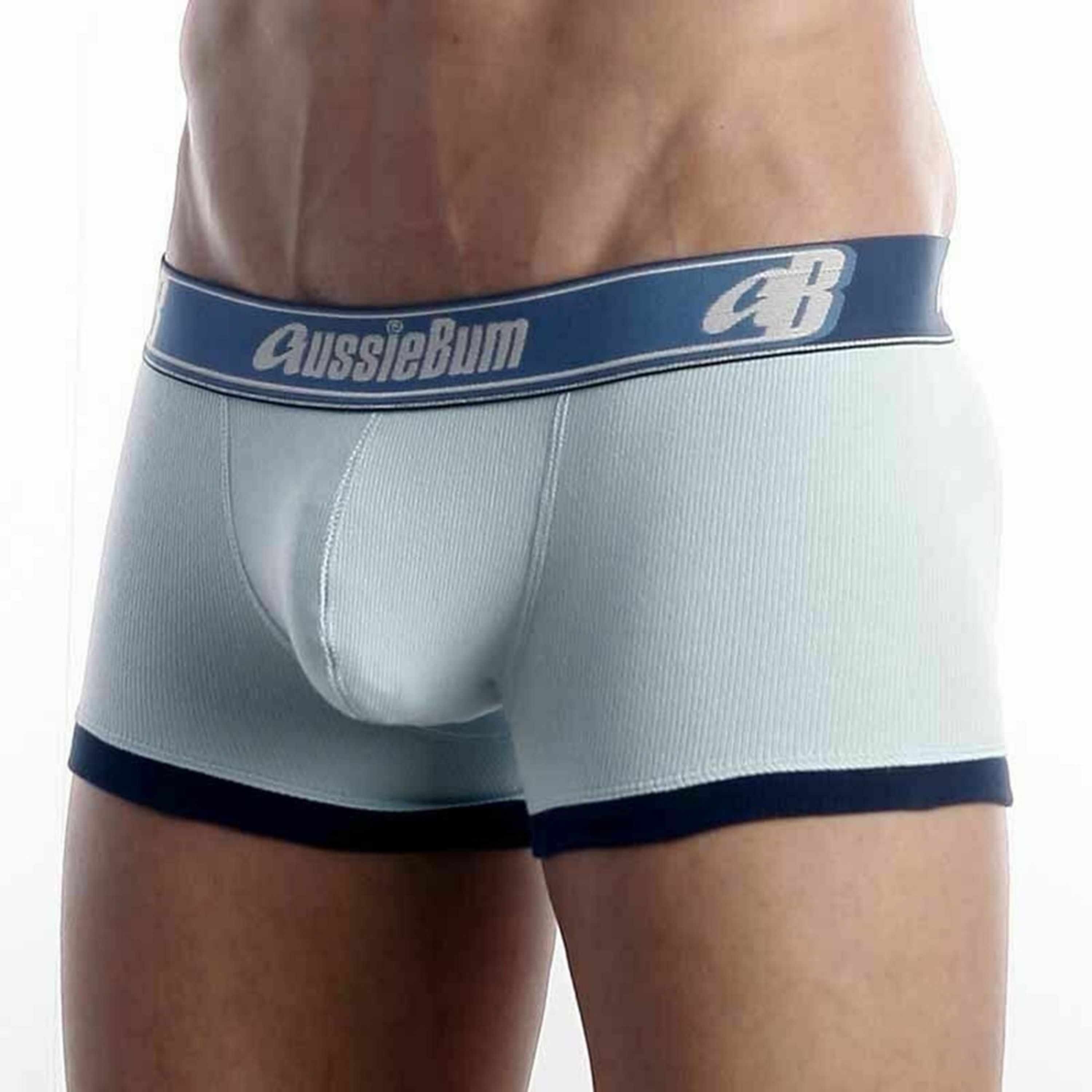 Мужские трусы боксеры голубые Aussiebum Flex Ice AB00070 фото 3