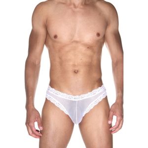 Фото Мужские трусы бразилиана белые LaBlinque LB15514