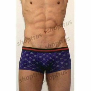 Фото Мужские трусы хипсы фиолетовые Gucci Hip Boxer