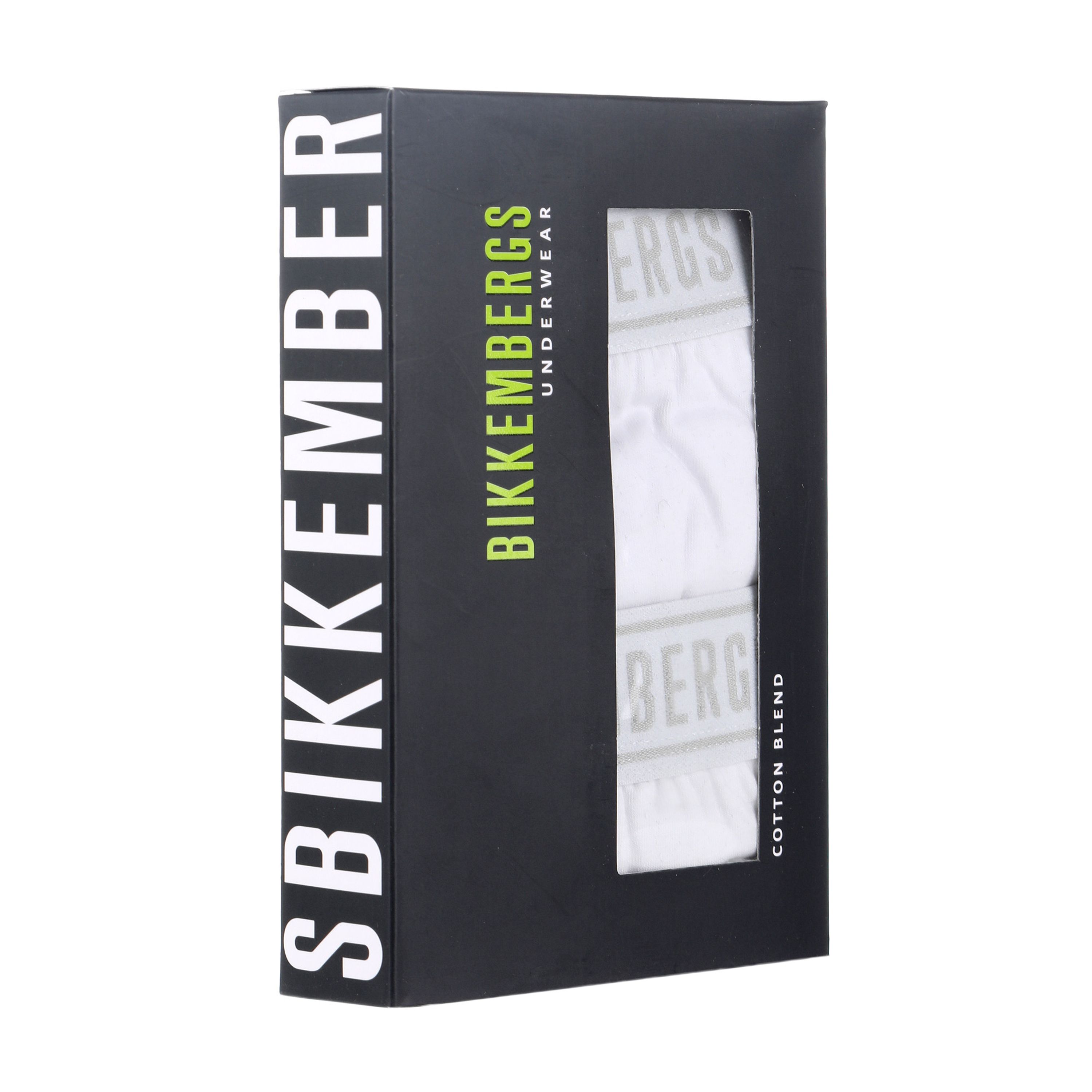 Мужские трусы хипсы (белый) набор 2 в 1 Bikkembergs BKK1UTR15BI фото 5