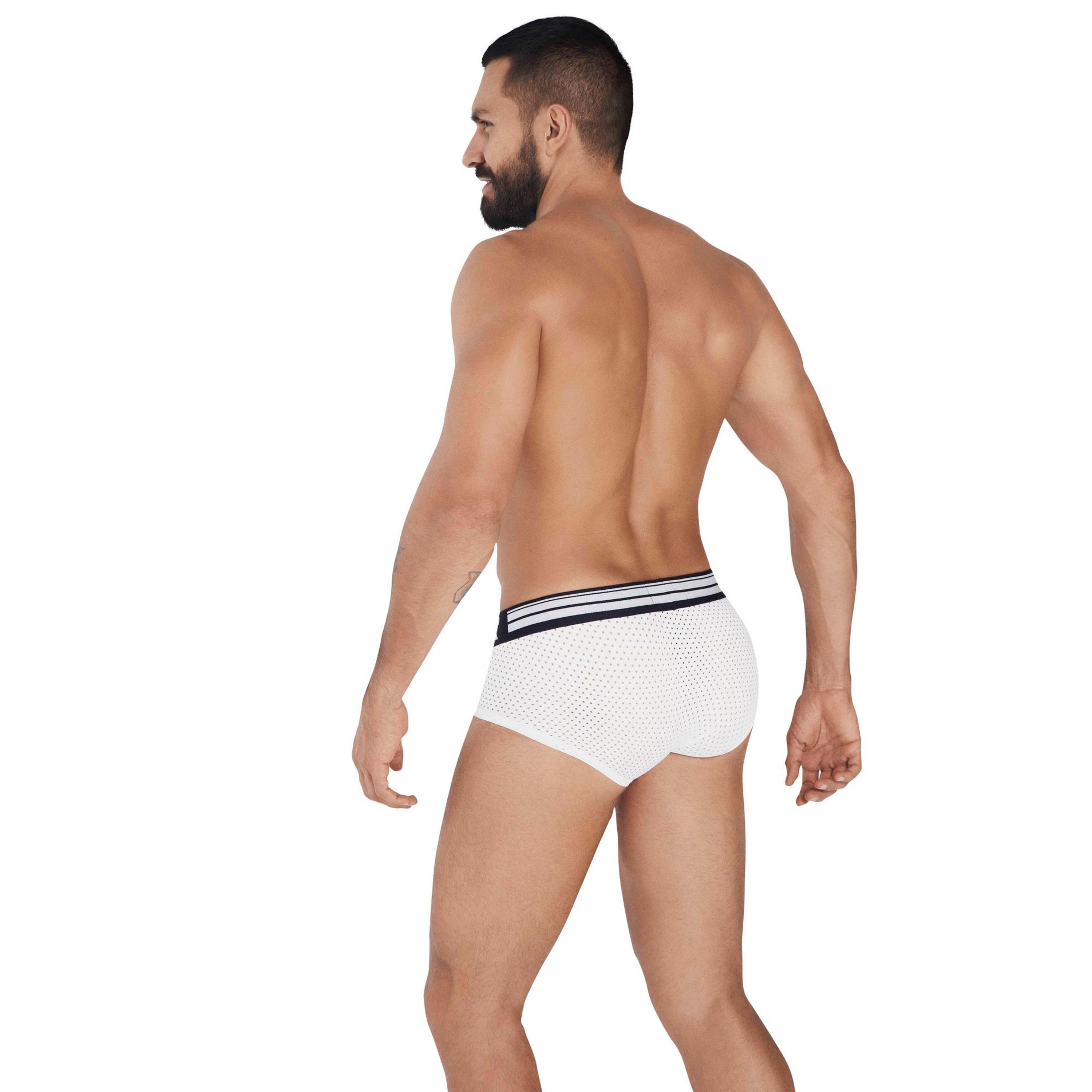 Мужские трусы брифы белые Clever STRATEGY PIPING BRIEF 036201 фото 3