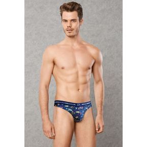 Фото Мужские трусы тонги Doreanse темно-синие с принтом 1324