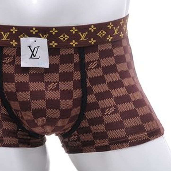 Мужские трусы боксеры коричневые Louis Vuitton - купить недорого в  интернет-магазине
