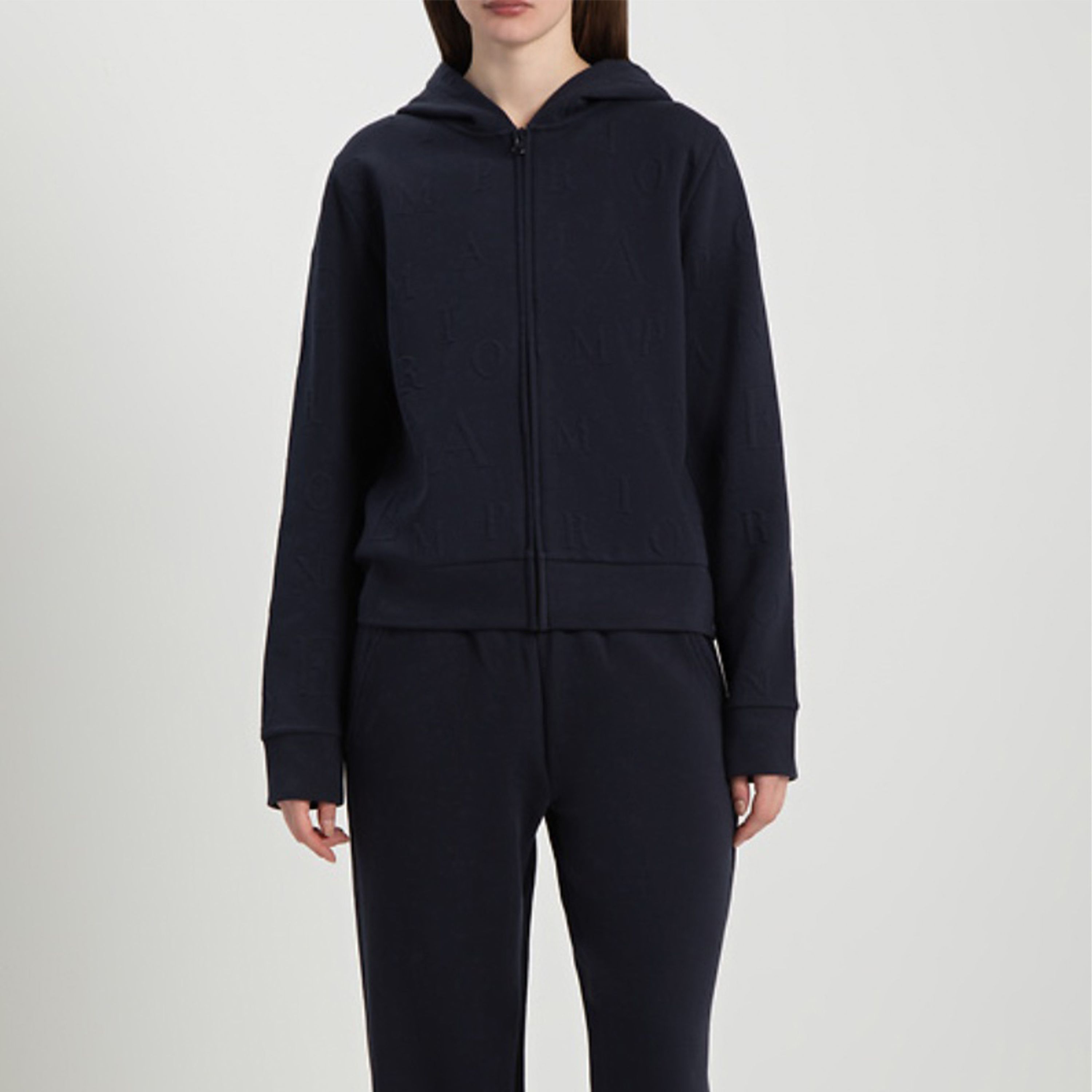 Женская толстовка темно-синяя Emporio Armani EW000392_AF15357 фото 4