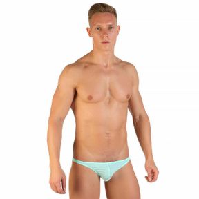 Фото Мужские трусы слипы бирюзовые Romeo Rossi RR2001-17