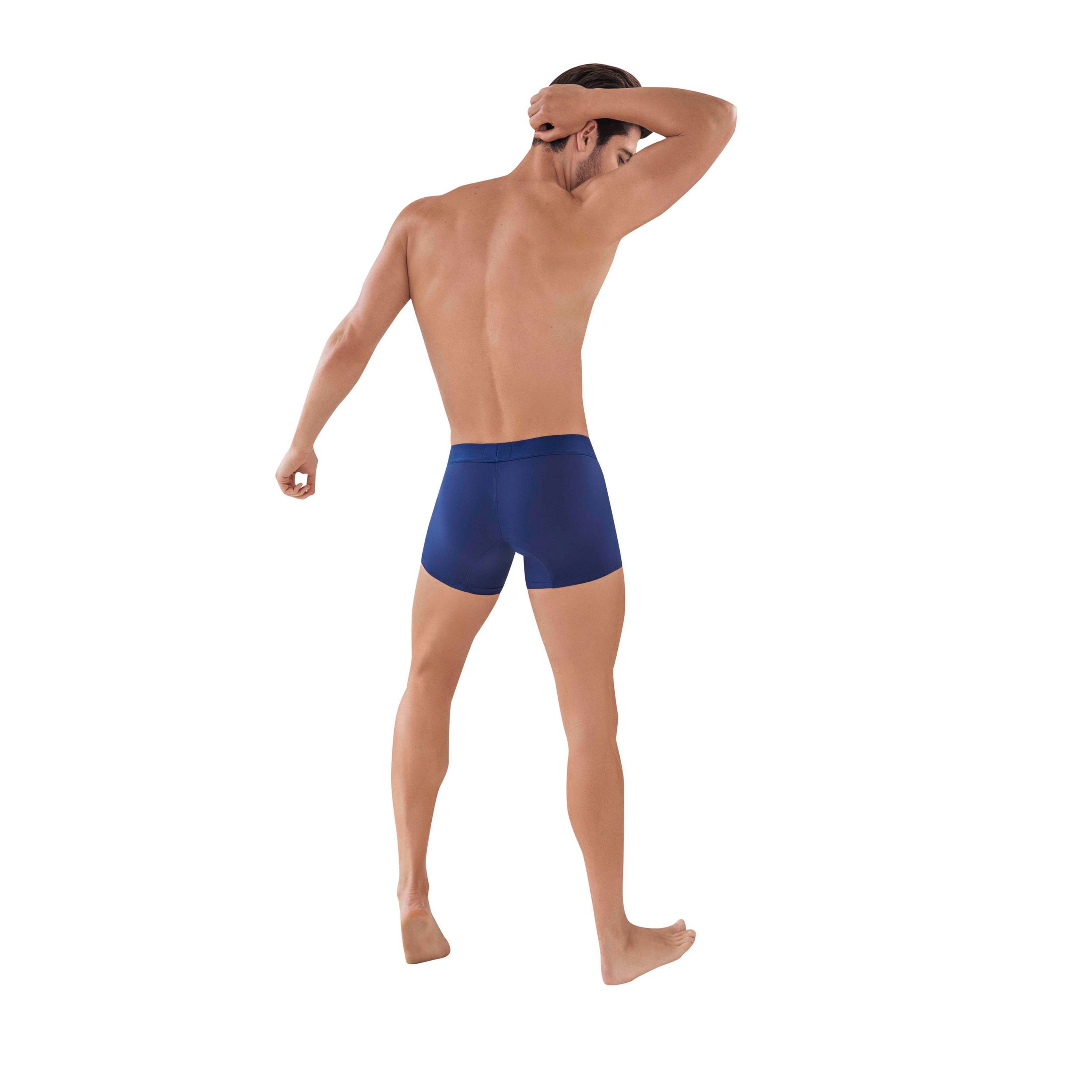 Мужские трусы боксеры темно-синие Clever Moda CLASSIC MATCH BOXER 088008 фото 3
