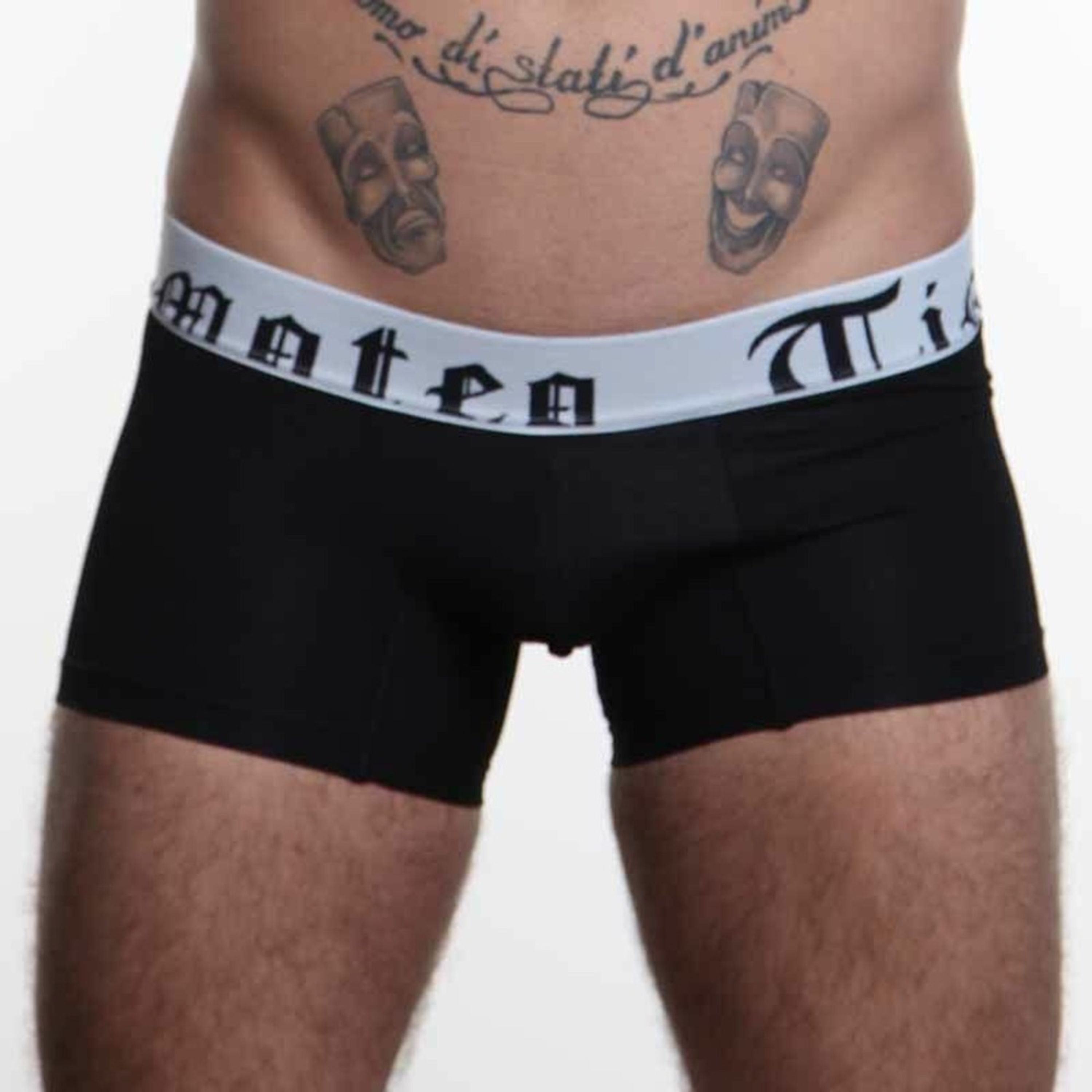  Мужские трусы боксеры Timoteo Classic Boxers Black фото 2
