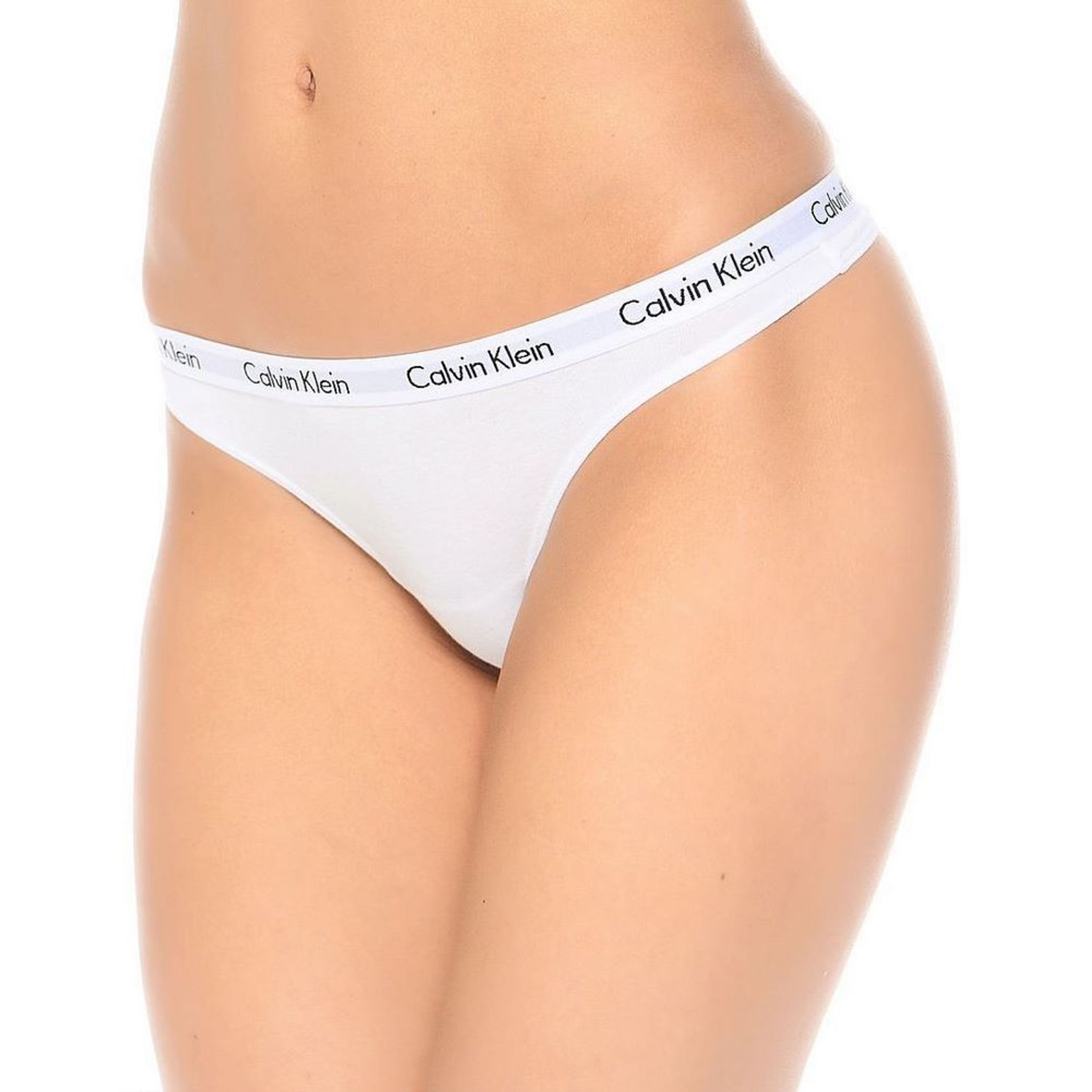 Женские трусы стринги белые Calvin Klein Women Carousel фото 1